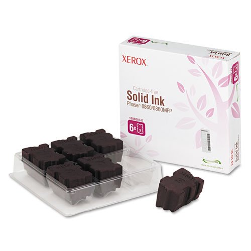 New, Pre-Owned - Xerox Phaser 8860 / 8860MFP Magenta Solid Ink Pack (6 Sticks) (108R00747)
