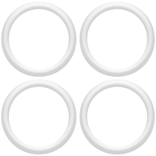 5/8 Clear Rubber O-Ring 4-Pack