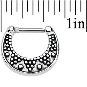 14G 5/16 Aztec Wonders Septum Clicker