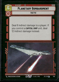 Planetary Bombardment (Foil) - Jump to Lightspeed (JTL)