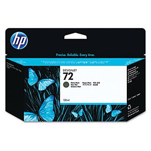 New, Pre-Owned - HP 72 130-ml (C9403A) Matte Black DesignJet Ink Cartridge