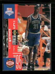 1995-96 Collector's Choice 1995 NBA Draft Exchange Kevin Garnett #D5