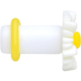 2G White Acrylic White Daisy Flower Single Flare Plug
