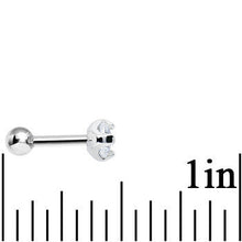 4mm Clear Cubic Zirconia Round Tragus Cartilage Earring