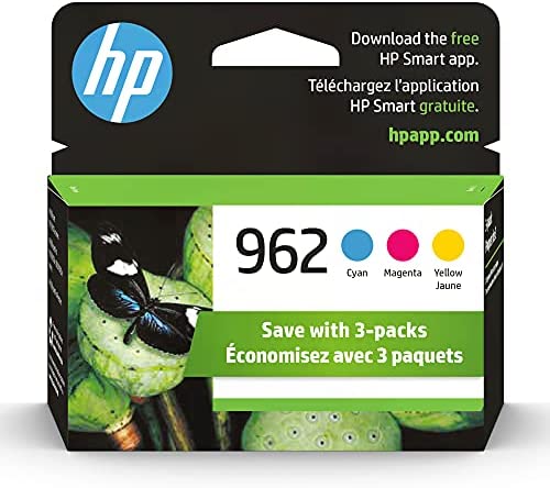 New, Pre-Owned - HP 962 Cyan, Magenta, Yellow Ink Cartridge