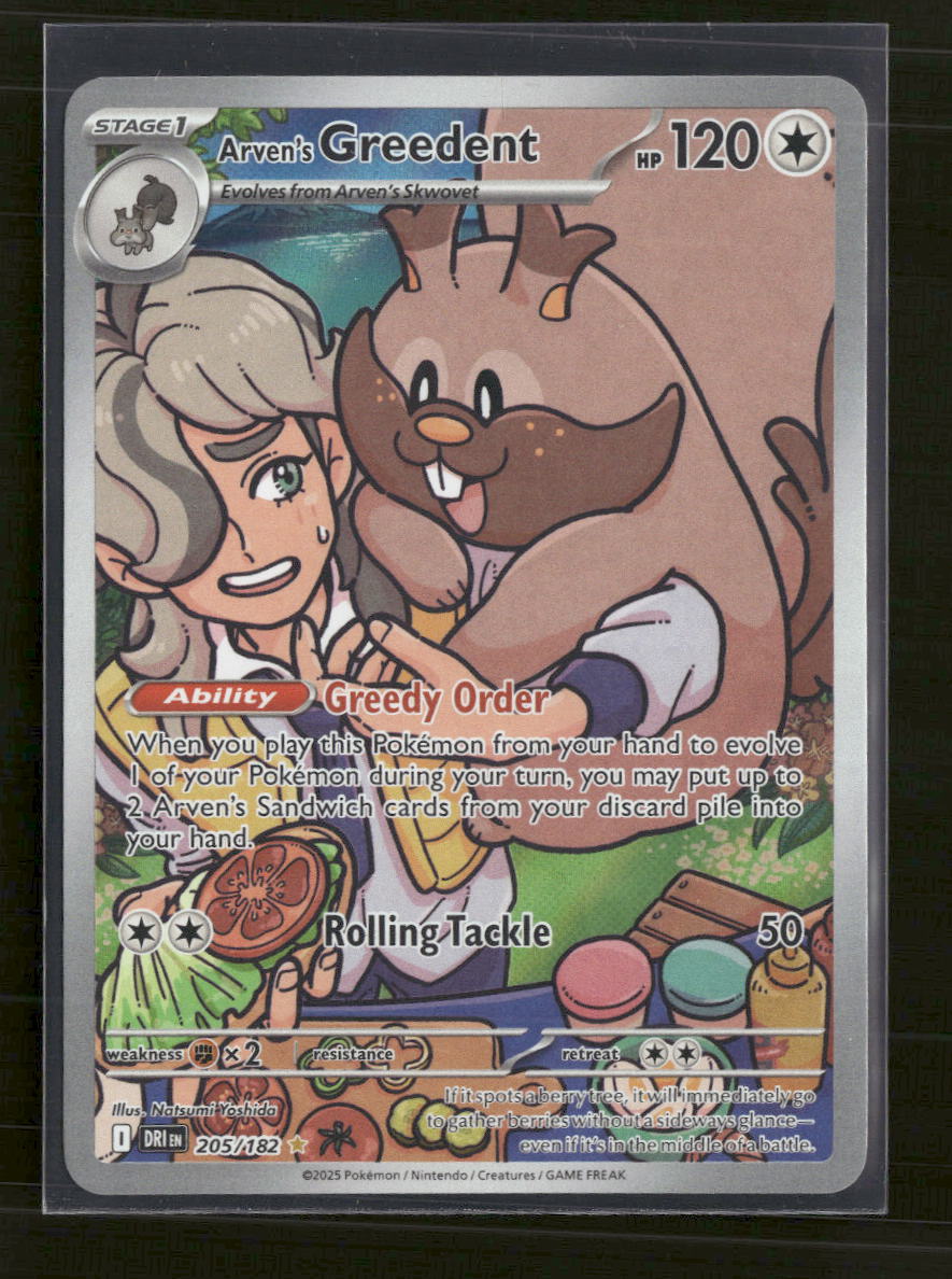 SV10: Destined Rivals Arven's Greedent #205/182