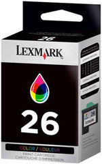 New, Pre-Owned - Lexmark #26 Color (10N0026) Ink Cartridge
