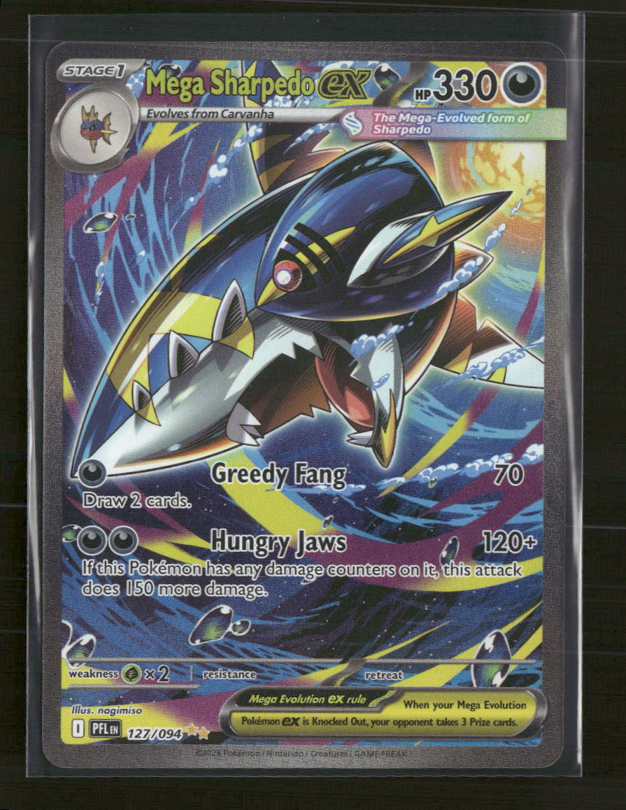 ME02: Phantasmal Flames Mega Sharpedo ex #127/094