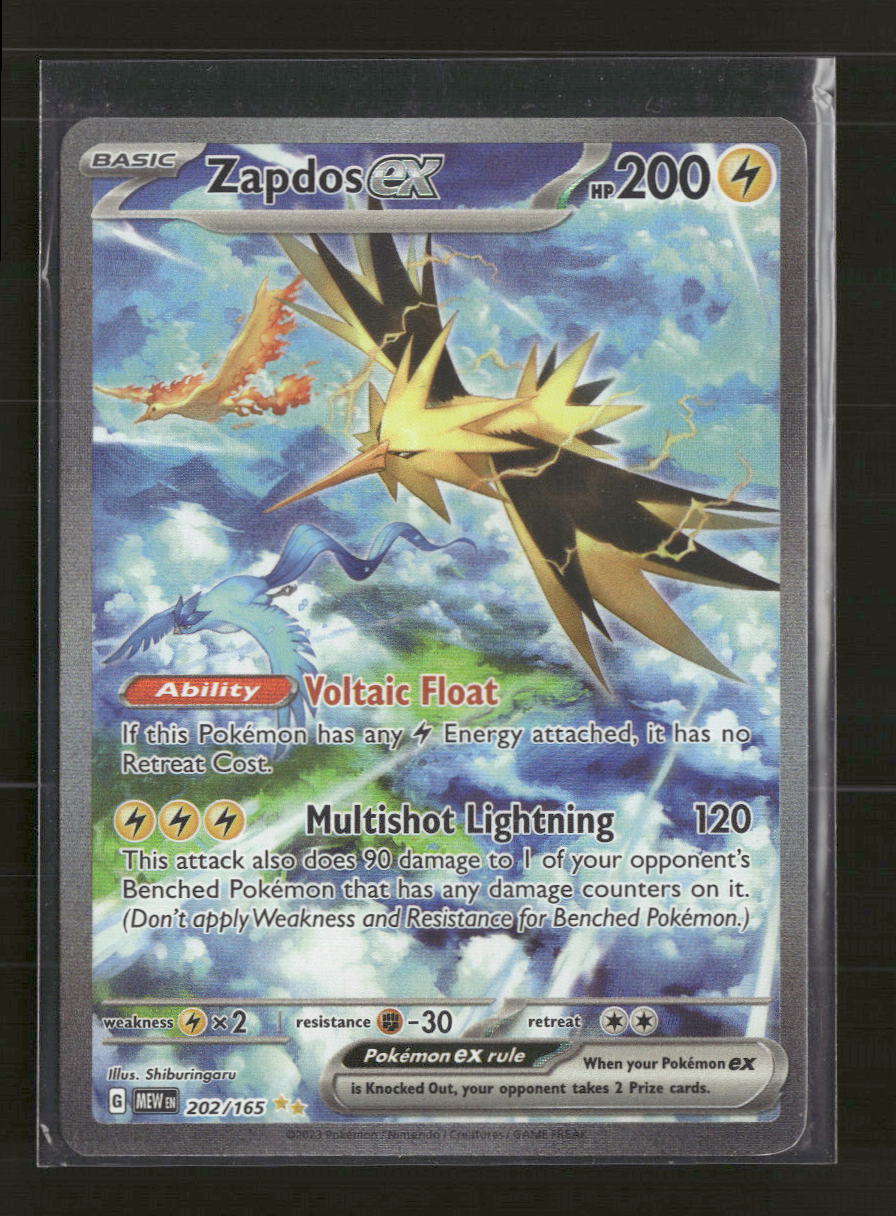 SV: Scarlet & Violet 151 Zapdos ex #202/165