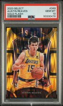 2023 Panini Select Gold Flash Austin Reaves 10 PSA #349