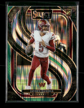2024 Panini Select Black & Green Prizm Shock Jayden Daniels Rookie #112