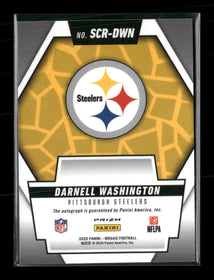 2025 Panini Mosaic Scripts Darnell Washington Auto #SCR-DWN