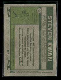 2026 Topps Heritage Real One Autographs Steven Kwan Auto #SK