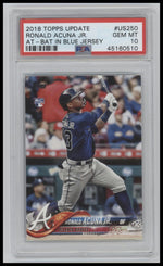 2018 Topps Update Ronald Acuna Jr. 10 PSA #US250