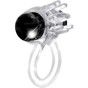Black Titanium Lix Oral Vibrator Non-Pierced Double Ring Set
