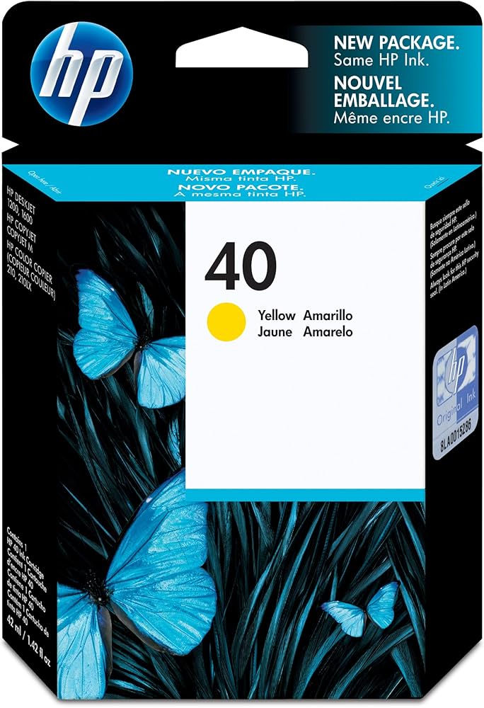 New, Pre-Owned - HP 40 Yellow (51640Y) Ink Cartridge