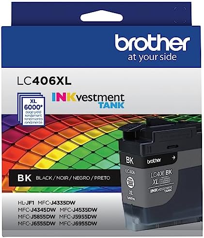 New, Pre-Owned - Brother LC406XL High Yield Black Ink Cartridge