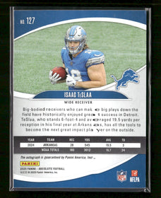 2025 Panini Absolute Spectrum Blue Isaac TeSlaa Rookie #/50 #127