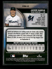 2025 Stadium Club Base Autographs Yellow Javier Sanoja Auto #SCBA-JS