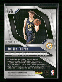 2024-25 Panini Prizm Red Disco #/100 Johnny Furphy #237