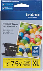 New, Pre-Owned - Brother LC75 Yellow Ink Cartridge