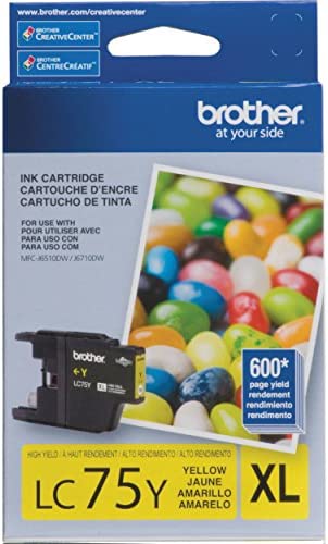 New, Pre-Owned - Brother LC75 Yellow Ink Cartridge
