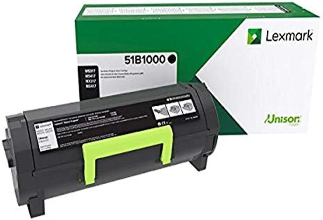 New, Pre-Owned - Lexmark MX/MX317 Standard Yield Black Toner Cartridge, 51B1000