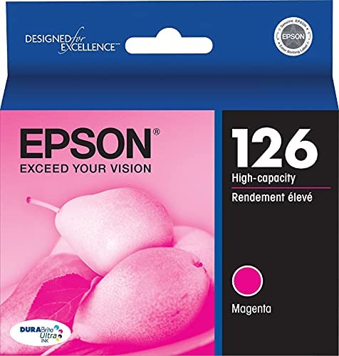 New, Pre-Owned - Epson T126320 High-Yield Ink Cartridge - Magenta