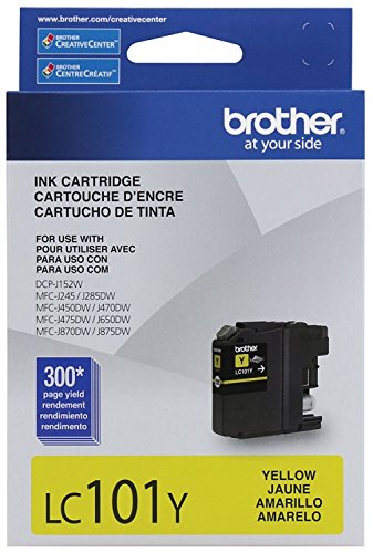 New, Pre-Owned - Brother LC101 Yellow Ink Cartridge