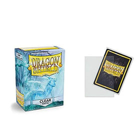 Dragon Shield Matte Sleeves - Clear (100-Pack)