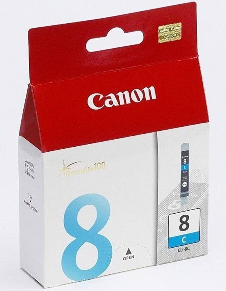 New, Pre-Owned - Canon CLI-8 Color Standard Yield Cyan Ink Tank
