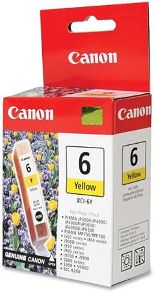 New, Pre-Owned - Canon BCI-6 Yellow Ink Cartridge