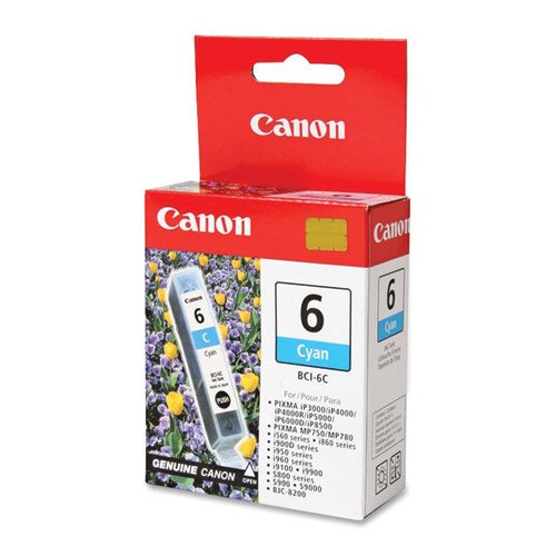 New, Pre-Owned - Canon BCI-6 Cyan Ink Cartridge