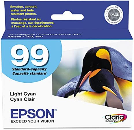 New, Pre-Owned - Epson 99 (T0995) Light Cyan Ink Cartridge