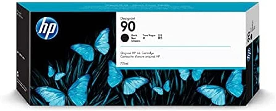 New, Pre-Owned - HP 90 (C5059A) 775-ml Black Ink Cartridge