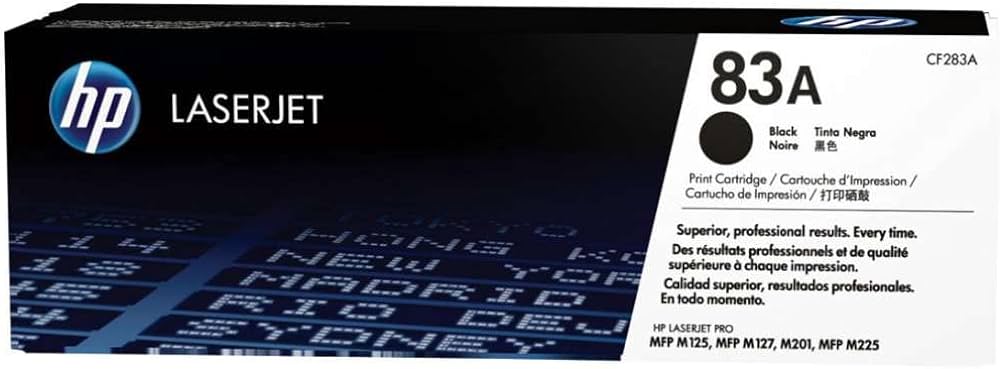 New, Pre-Owned - HP 83A Standard Yield Black CF283A LaserJet Toner Cartridge