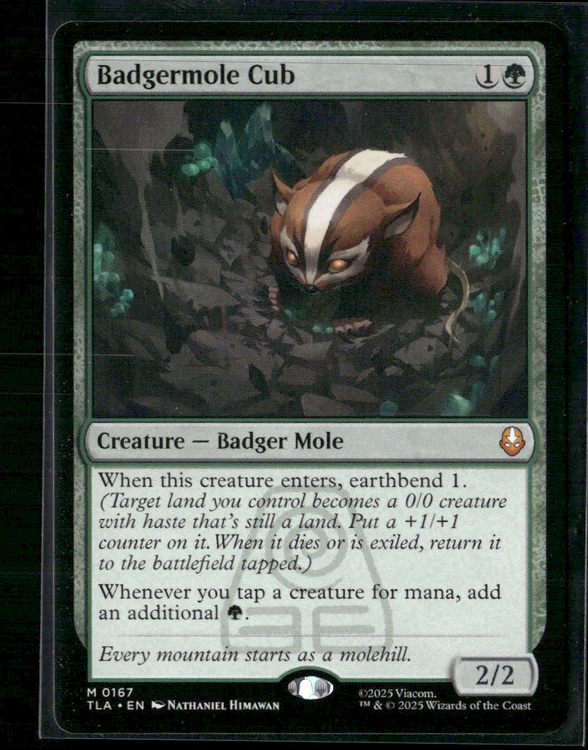 Avatar: The Last Airbender Badgermole Cub #167