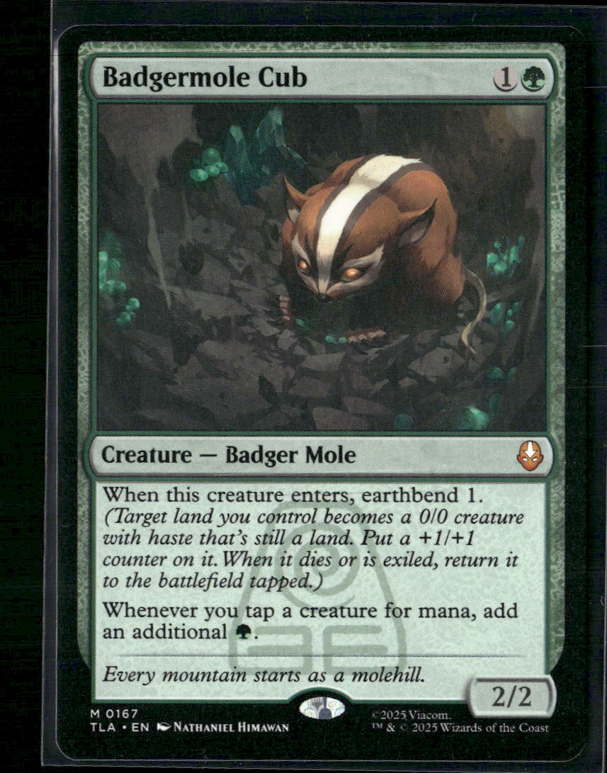 Avatar: The Last Airbender Badgermole Cub #167