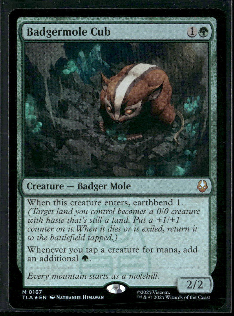 Avatar: The Last Airbender Badgermole Cub #167
