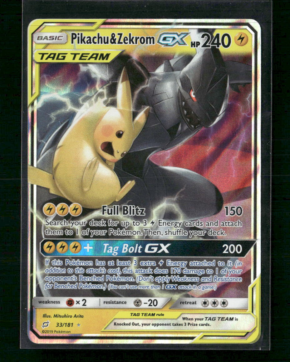 SM - Team Up Pikachu & Zekrom GX #33/181