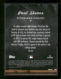 2024 Topps Update All Class Paul Skenes #AC-25