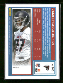 2025 Donruss Optic Fire James Pearce Jr. Rookie #240
