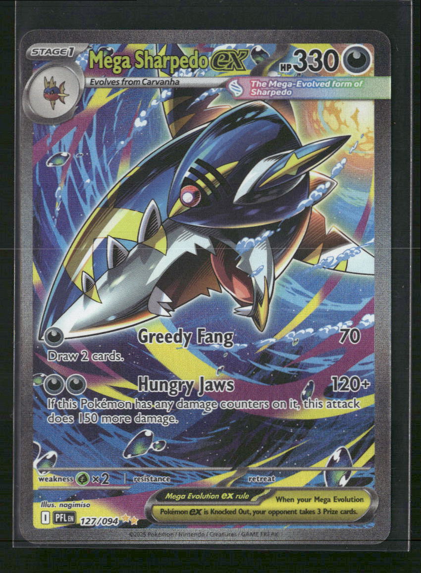 ME02: Phantasmal Flames Mega Sharpedo ex #127/094