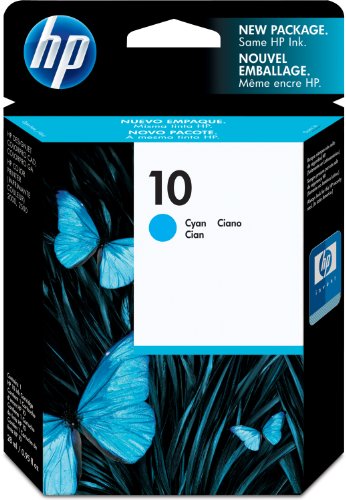 New, Pre-Owned - HP 10 Ink Cartridge Cyan-C4841A
