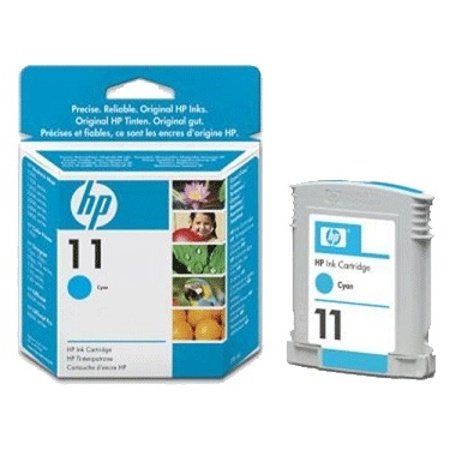 New, Pre-Owned - HP 11 Cyan Ink Cartridge-C4836A