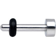 14G Stainless Steel Single Flare Flat Top Plug