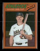 2026 Topps Heritage Chrome Orange Refractors Zack Gelof #/25 #186