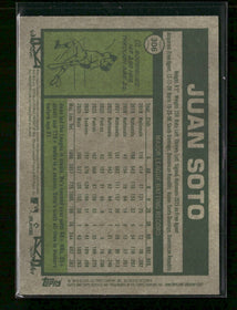 2026 Topps Heritage Chrome Blue Refractors Juan Soto #/150 #306