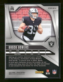 2024 Panini Prizm Silver Brock Bowers Rookie #315