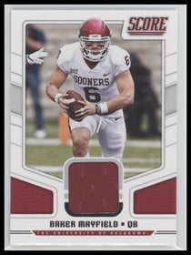 2018 Score Collegiate Jerseys Baker Mayfield #3